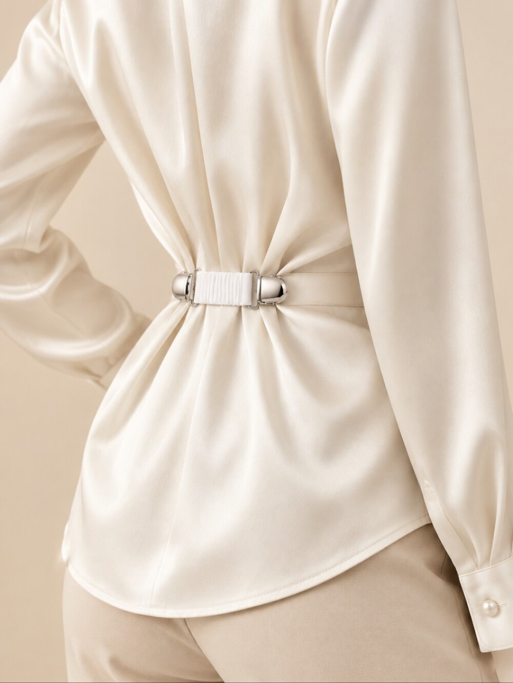 Elastic Clothes Brooch Clip Pin